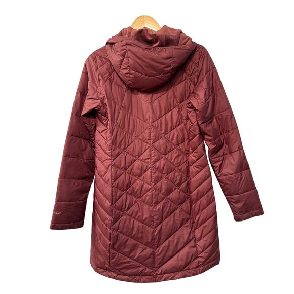 NEW! Columbia S Heavenly Long Hooded Puffer Jacket $160 Waterproof Winter Coat - Picture 4 of 14
